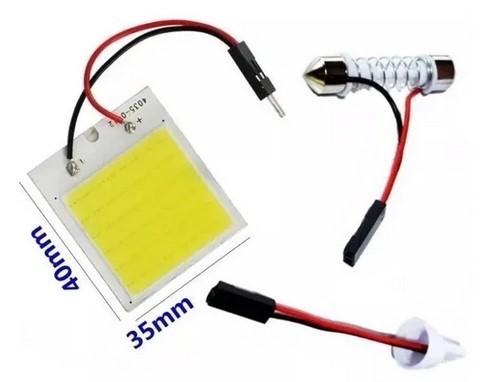 TP35 PLACA LED COB 48 CHIPS T10/TORPEDO