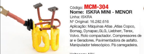 MCM304E NV BOBINA MINI ISKRA MENOR NOVA  