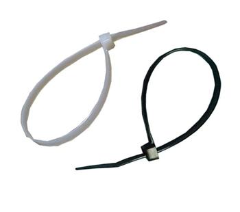 K10 ABRAC. PLAST. 10CM PRETA (100PC)