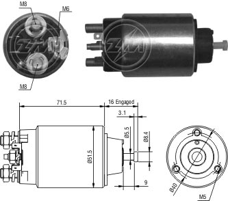 SDL864 AUTOMATICO PT. DELCO REMY ASTRA 99/ ZM864
