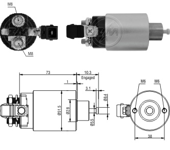 SDL2695 AUTOMATICO PT. MITSUBISHI AGRALE/BLAZER/S10/SILVERADO