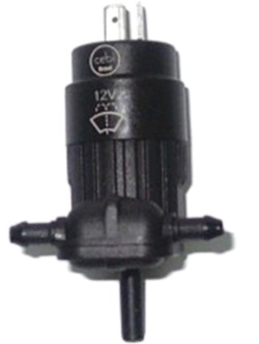 DK0822 MOTOR INJ. LAV. PARA-BRISA 12V UNIV. DUPLA 2T (BICO FINO) 