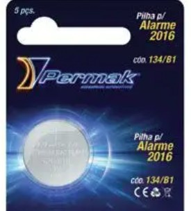 CR2016 BATERIA CONTROLE LITHIUM (PERMAK)