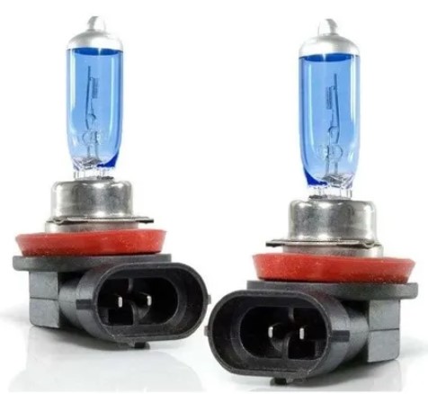KIT LAMPADA H9 12V 55W SUPER BRANCA QUALYTEN 