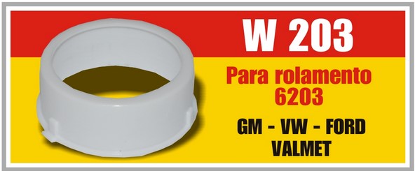 W203 ANEL AJUSTE ROL.6203 BOSCH GM/VW/FORD/VALMET