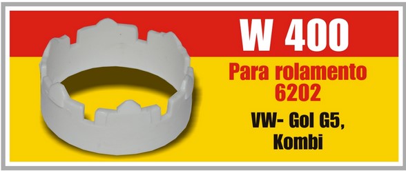 W400 ANEL AJUSTE ROL.6202 BOSCH GOL G5 (01PÇ) (CORORINHA)