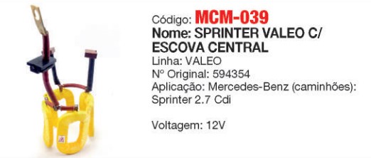 MCM039 NV BOBINA SPRINTER S10 HR RENAUT MASTER VALEO NOVA