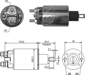 BF042011148 AUTOMATICO PT. LUCAS SPRINTER/F1000 12V ZM480