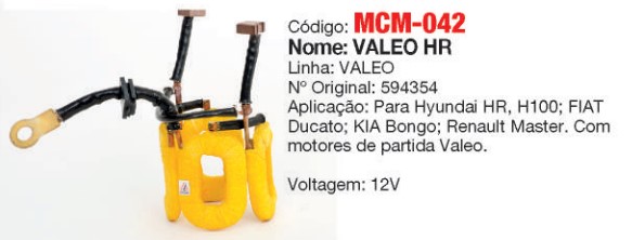 MCM042 BOBINA HR VALEO NOVA