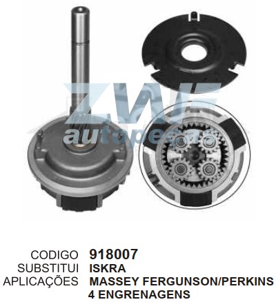 918007 PLANETARIA DE PARTIDA ISKRA MF/PERKINS 