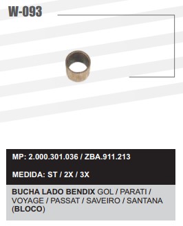 W093ST -BUCHA LB.1110 PST/GOL/SANT BLOCO (C/10)