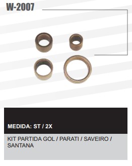 W2007ST -KIT BUCHA PART.BOSCH GOL BOLA/SANTANA /SAVEIRO