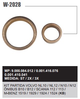 W2028ST -KIT BUCHA PART.BOSCH KB/VOLVO/SCANIA