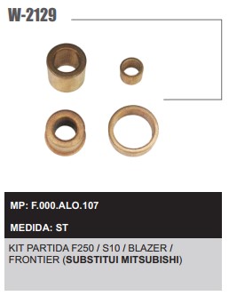W2129ST -KIT BUCHA PART.BOSCH F250/S10/FRONTIER/BLAZER 