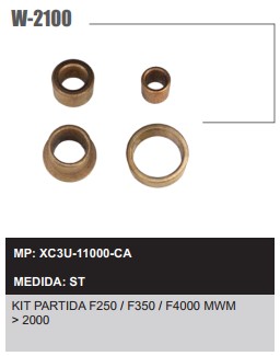 W2100ST -KIT BUCHA PART.BOSCH F250/F350/F4000 MWM 2000>