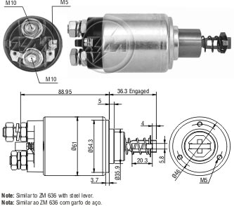 B933A081032 AUTOMATICO PT. BOSCH JF 24V MODERNO ZM636/ZM536