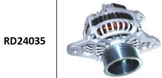 RD24035 ALTERNADOR MITSUBISHI VOLVO FH/NH/FM 24V 110A ((REMAN))  ((PILOTADO))