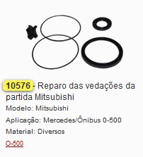GB10576 KIT BORRACHA PLANETARIA AXOR GRANDE MITSUBISHI (JG ANEL VEDACAO) 
