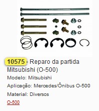 GB10575 REPARO MOTOR PARTIDA MITSUBISHI AXOR (1PÇ)