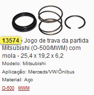 GB13574 JOGO TRAVA BENDIX MITSUBISHI C/MOLA (C/2PÇS)