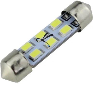 AP173 LED TORPEDO 36MM 24V 6L BRANCO (PAR) BLISTER