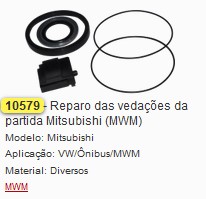 GB10579 KIT BORRACHA PLANETARIA MITSUBISHI VOLVO (MWM) (1PÇ)