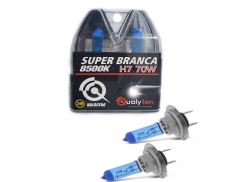 KIT LAMPADA H7 24V 70W SUPER BRANCA QUALYTEN