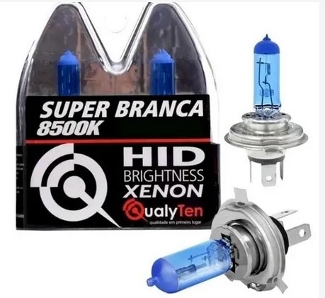 KIT LAMPADA H4 24V 70/65W SUPER BRANCA QUALYTEN