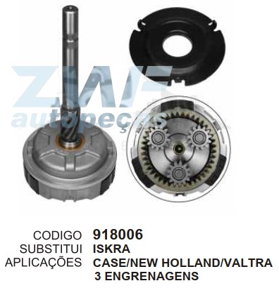 918006 PLANETARIA DE PARTIDA ISKRA CASE/NEW HOLLAND/VALTRA