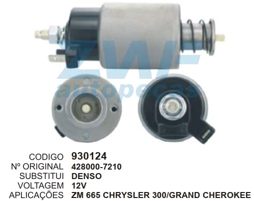 930124 AUTOMATICO PT. DENSO CHRYSLER DODGE/JEEP ZM665