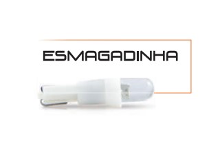 AP1846 LED ESMAGADA (PINGUINHO) T5 24V BRANCO (UN)