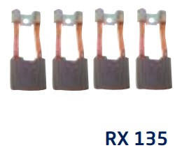 RX 135 - 12V JOGO ESCOVA PART. DELCO 37MT/41MT