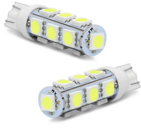 TP63 LED T10 13 LEDS TORRE BR 12V W5W