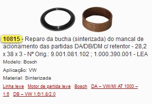 GB10815LEA BUCHA LB. GOL BOLA MI/LOGUS C/RETENTOR (01PÇ) 