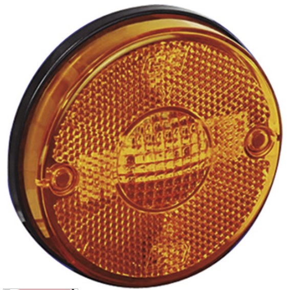 LANTERNA LAT LED C/REFL S/ SUP AMARELA (GF5127)