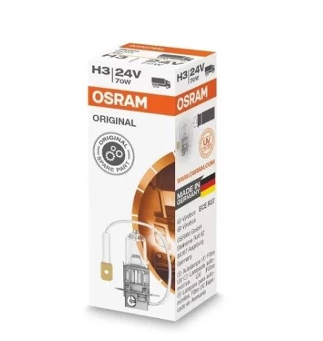LAMPADA H3 24V 70W OSRAM 64156 COMUM 