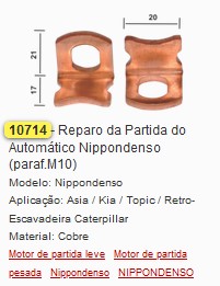 GB10714 REPARO (ISOLANTE) AUT. KIA MODERNO DENSO M10 (01PÇ)