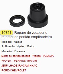 GB10731 REPARO RETENTOR PARTIDA C/GUARDA PÓ EMPILHADEIRA WAPSA (1PÇ)