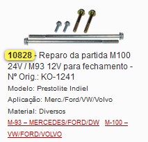 GB10828 REPARO PARAF. P/FECHAMENTO PART. M100R / M93R (1PÇ)