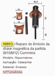 GB10913 REP. EMBOLO CHAVE MAG. NIPPONDENSO (M10/M12) (1PÇ)