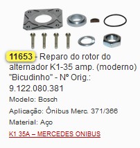 GB11653 REPARO ROTOR ALT. 35A MB (01PÇ)