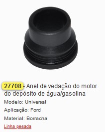 GB27708 RETENTOR BOMBA COMB/AGUA FORD (BICO GROSSO) 