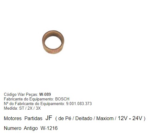 W0892X -BUCHA LC.(W1216)M-BENZ JF (C/10)