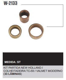 W2133ST -KIT BUCHA PART.ISKRA VALMET MODERNO 