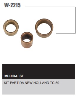 W2215ST -KIT BUCHA PART.ISKRA NEW HOLLAND TC59
