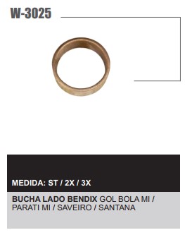 W30252X BUCHA LB.GOL BOLA MI/LOGUS (C/10)