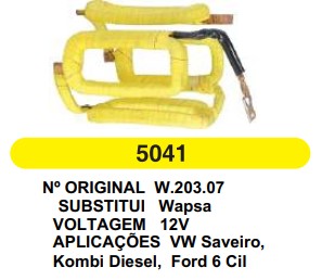 5041 BOB. CAMPO BOSCH KOMB DIESEL 12V