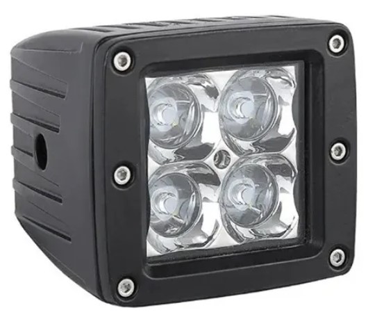 FAROL LED 12W 04LEDS SPOT QUADRADO PEQ (DJ1512SPCR)