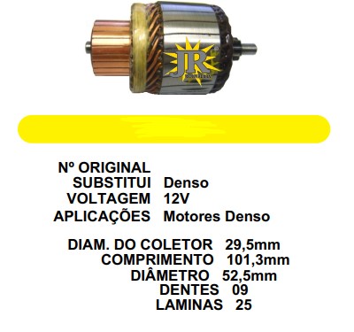 9201 IND. PART. DENSO LAND ROVER/BMW 12V C101.3 D52.5 9D JR