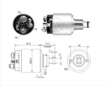 930098 AUTOMATICO PT. ISKRA DEUTZ/VOLVO 12V ZM1579